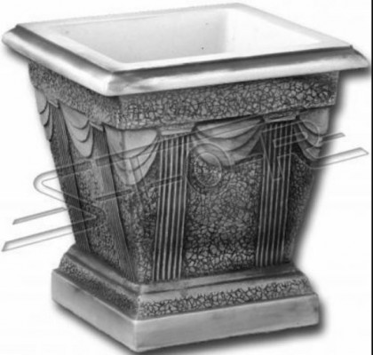 Figur Weiß Blumenkübel Pflanz Kübel Figur Dekoration Blumentöpfe Garten