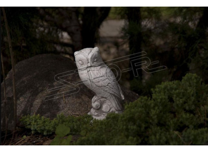 Garten Dekoration Eule Terrasse Stein Natur Figuren Figur Dekorative Statue