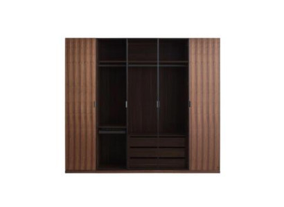 Schlafzimmer Modern Kleiderschrank Holzschrank Design Schrank Glastüren