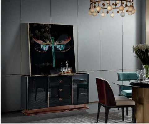 Stuhl Blau Esszimmer Moderne Stühle Design Möbel Luxus Designer Einrichtung Neu