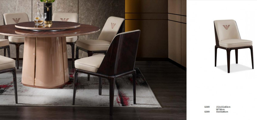 Gruppe Luxus Stuhl Garnitur Lehn Design Möbel Luxus Esszimmer Holz 4x Stühle
