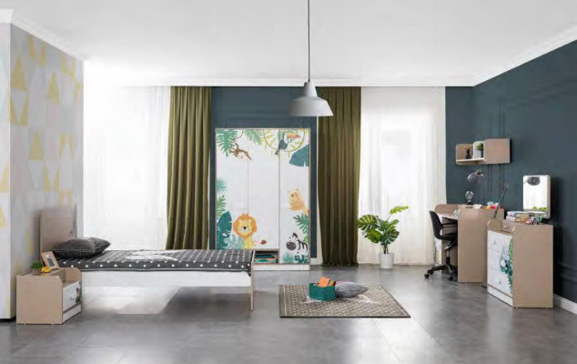 Betten Schlafzimmer Design Einzelbett Kinderzimmer Mädchen Bett Einrichtung Neu
