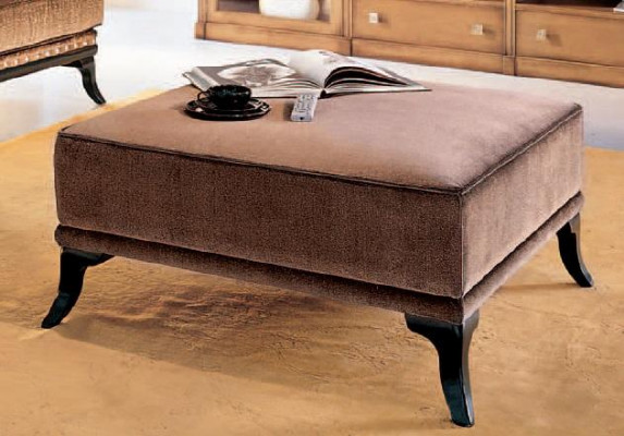 Luxus Set 3tlg. Design 2x Sessel Hocker Holz Wohnzimmerset Möbel Sofa Couch Neu