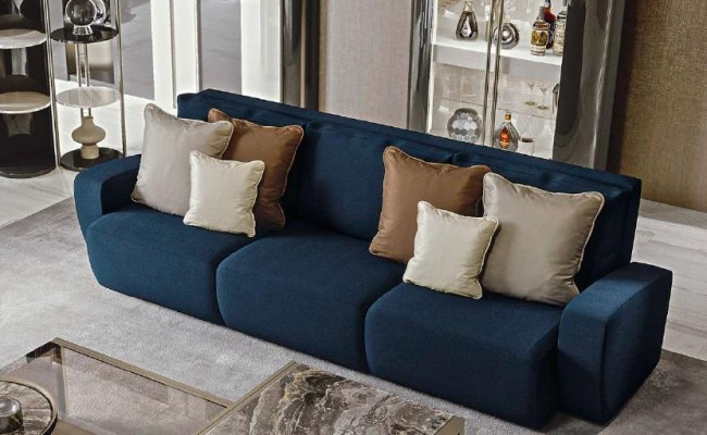 Sofa 3 Sitzer Wohnzimmer Dreisitzer Couch Möbel Gepolstertes Sofas Bizzotto Neu