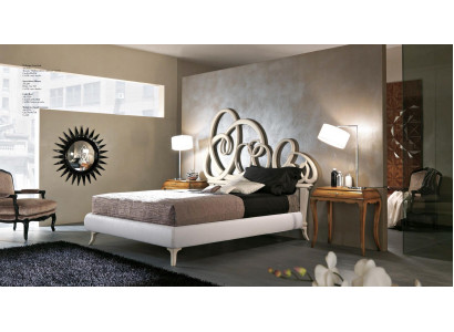 Betten Polster Holz Designer Doppel Bettrahmen Bettgestelle Bett Italien Möbel