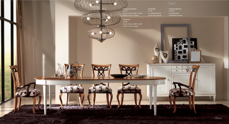Möbel Luxus Esszimmer Tisch Küche Rund Neu Esstisch Braun Oval Tische Design