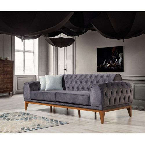 Sofa 3er Sitz Sofas Textil Design Sofa Möbel Neu Dreisitzer Couch Neu
