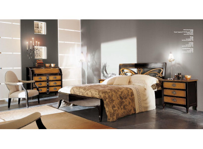 Bett Polster Holz Design Doppel Bettrahmen Braun Bettgestelle Doppelbett Betten