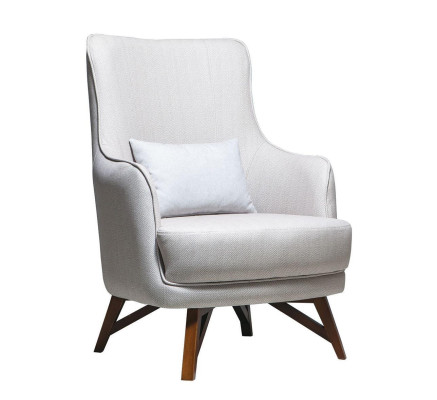 Weißer Relaxsessel Designer Moderner Wohnzimmer Armlehnen Einsitzer