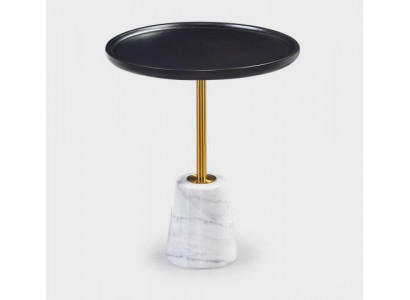 Moderner Schwarz-Weißer Nebentisch Wohnzimmer Ablagetische Beistelltisch Tisch