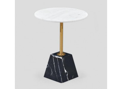 Designer Runder Abstelltisch Luxus Marmor Beistelltische Stilvolle Möbel