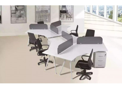 Großer Arbeitszimmer Tisch Büromöbel Büroeinrichtung Arbeitsplatz Holz