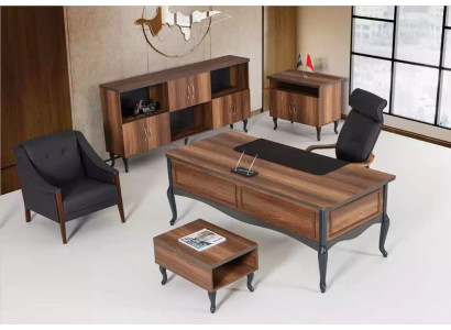 Klassisches Komplett Büro Einrichtung Schreibtisch Aktenschrank Büro Einrichtung