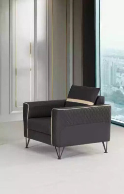 Couchgarnitur Polstermöbel Dreisitzer Sessel Designer Textil Möbel 2tlg 3+1