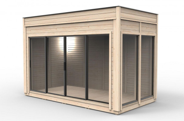 Campinghaus Holzhaus Gartenhaus Ferienhaus Luxus Holz Haus Häuschen