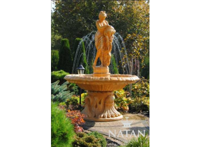 Springbrunnen Garten Teich Brunnen 155cm Steinbrunnen Gartenbrunnen Fontaine Neu