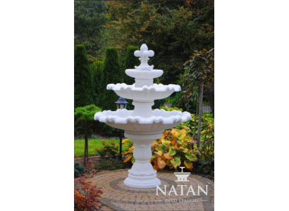 Zierbrunnen Springbrunnen Skulptur Brunnen Deko Garten Fontaine Teich 187cm Neu