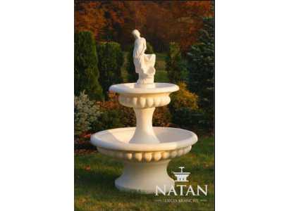 Zierbrunnen Springbrunnen 163cm Skulptur Brunnen Deko Garten Fontaine Teich Neu