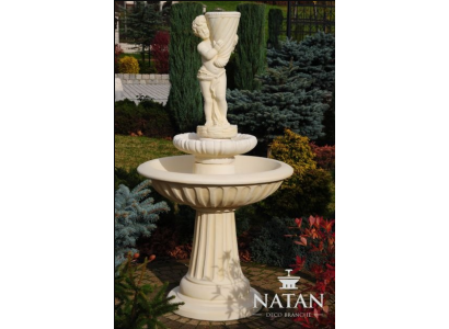 Zierbrunnen Springbrunnen 172cm Skulptur Brunnen Deko Garten Fontaine Teich Neu