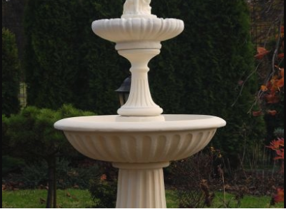 Zierbrunnen Springbrunnen 197cm Skulptur Brunnen Deko Garten Fontaine Teich Neu
