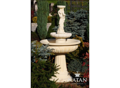 Springbrunnen Froschbrunnen Brunnen Steinbrunnen Gartenbrunnen Fontaine 164cm