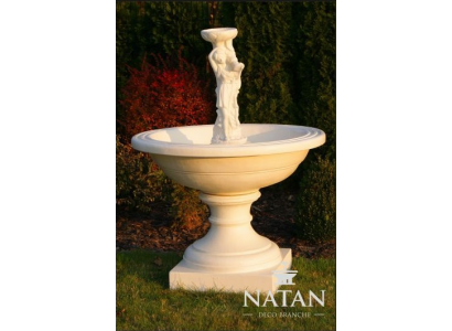 Zierbrunnen Springbrunnen Dekoration Skulptur Brunnen Garten Fontaine Teich Neu