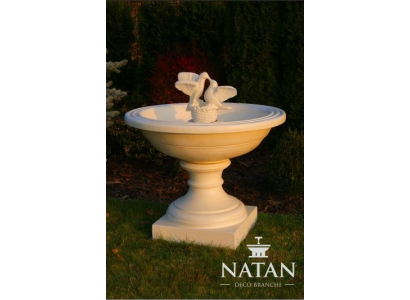 Zierbrunnen Springbrunnen Neu Skulptur Dekoration Garten Fontaine Teich Brunnen