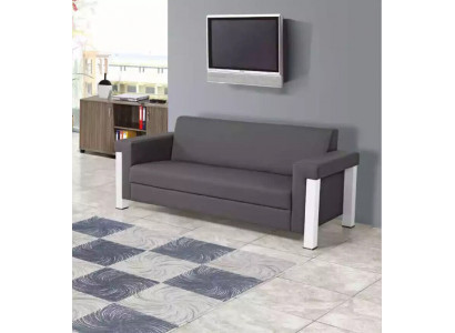 Sofa 3 Sitzer Arbeitszimmer Textil Möbel Polster Stoff Couch Modern Designer