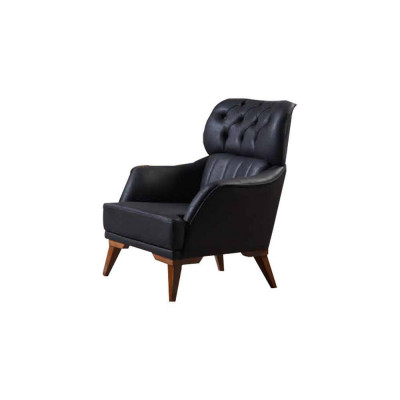 Designer Chesterfield Ledergarnitur Polster Dreisitzer Stilvoller Sessel