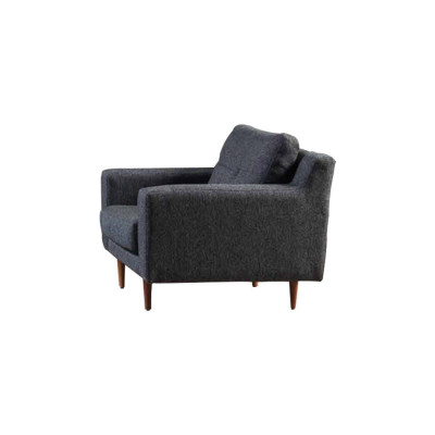 Graue Wohnzimmer Sitzgarnitur Luxuriöse Sofas Designer Lehnsessel 3tlg