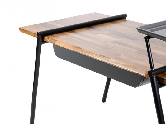 Büromöbel Arbeitstisch Braun Schreibtisch Holz Computertisch Tisch Einrichtung