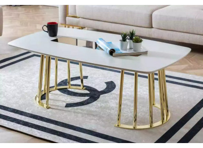 Couchtisch weiß Modern Wohnzimmer Möbel Tisch Luxus Design neu Luxus