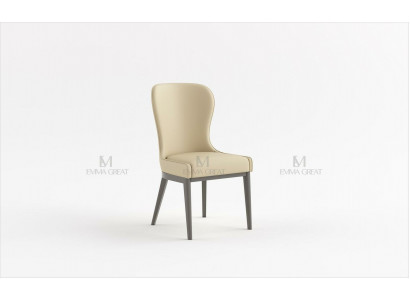 Ess Zimmer 1x Stuhl Echt Stühle Sitz Polster Lehn Designer Leder Sessel Modern