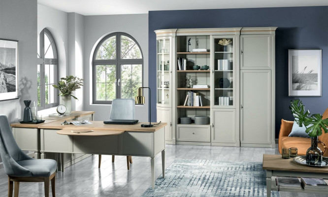 Klassische Schränke Schrank Schrankwand Vitrine Vitrinenschrank Holz