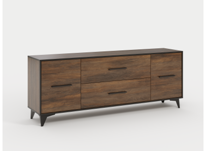 Wohnzimmer Holz Möbel Sideboard tv Lowboard rtv Schrank Italienische Möbel Neu