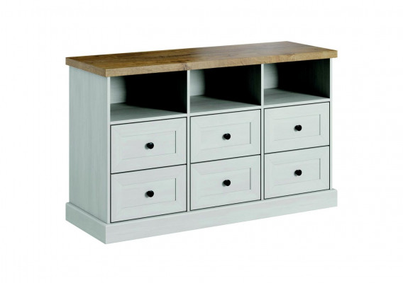 Wohnwand Wohnzimmer Set Vitrine Lowboard Wandregal 3tlg Set Wohnwände Holz Neu