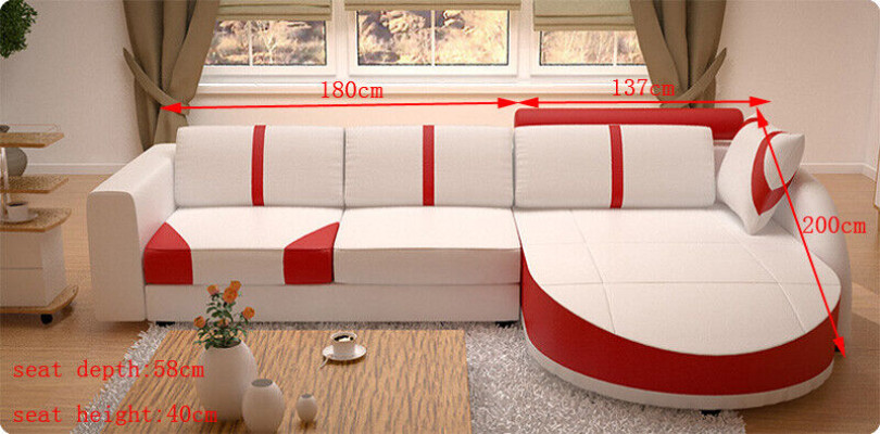 Eckcouch Eckgarnitur L Form Sofa Ecksofa Dekorative Garnitur Polster Couch