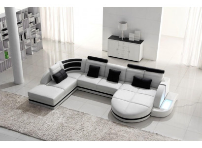 Ecksofa Ledersofa Big XXL U Form Wohnlandschaft Sofa Couch Garnitur Sofas EckeEcksofa 