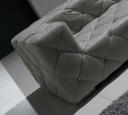 Chesterfield Leder Modern Couch Wohnlandschaft Ledersofa Ecksofa Sofa