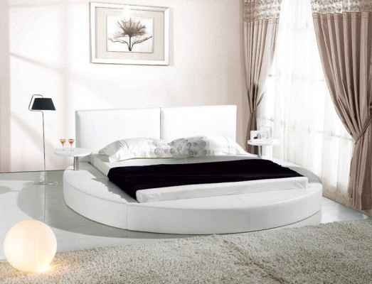 Rundes Bett Rund Design Betten Leder Doppel Hotel Gestell Luxus Schlaf