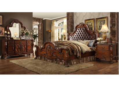 Design Schlafzimmer 5 tlg. Schlafzimmer Komplett Set Bett Nachttisch