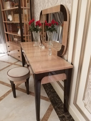 Tisch Konsole Spiegel Kommode Schminktisch Schlafzimmer Hocker Set