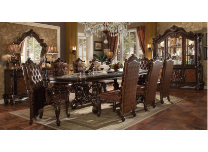 Königlicher Esstisch Tisch Holz Luxus Tische Rokoko Barock Stil Esszimmer