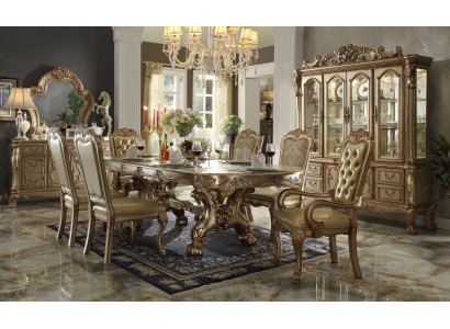 Klassischer Luxus Tisch Holz Tische Rokoko Barock Deko Antik Stil Ess Wohn