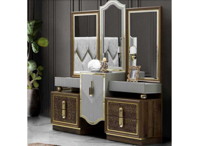 Modern Design Schminktisch mit Spiegel Schlafzimmer Neu Luxus