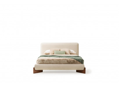 Schlafzimmerbett Doppelbett Bett Bettrahmen Polster Weiß Schlafplatz