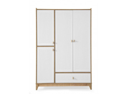 Stilvoller Kleiderschrank Weiße Holz Schrank Design Kinderzimmer Möbel Entfernung