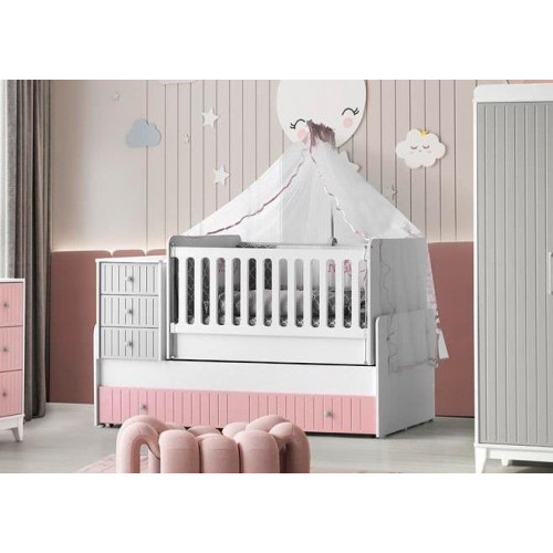 Stilvolles Kinderbett für Baby Mehrfarbig Perfekte Möbel für Ihr Kinderzimmer