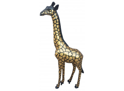 Designer Giraffe Figur Statue Moderne Figuren Statuen Dekoration Deko Garten Neu