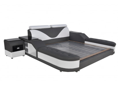 Leder Design Polster Betten Doppel Modernes 140/160/180/200 Bett LB8817